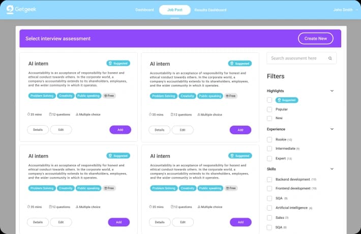 Dashboard Overview