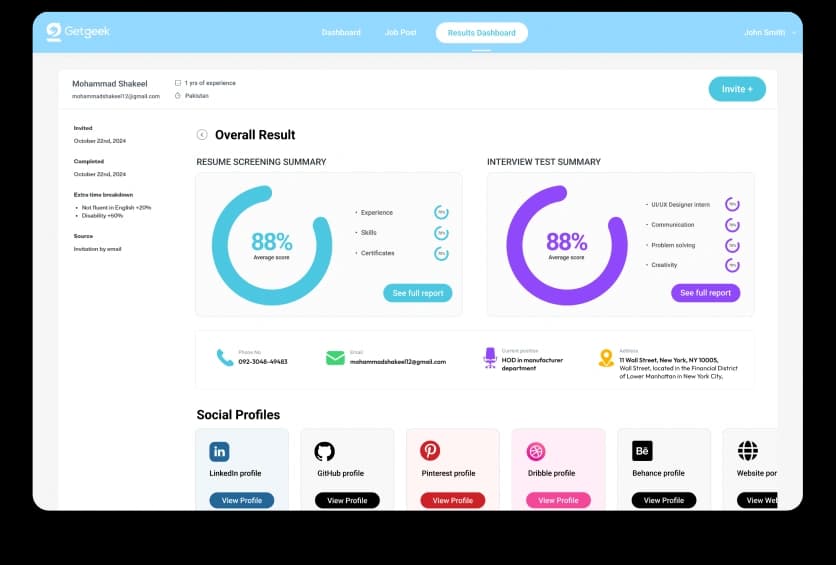 Dashboard Overview
